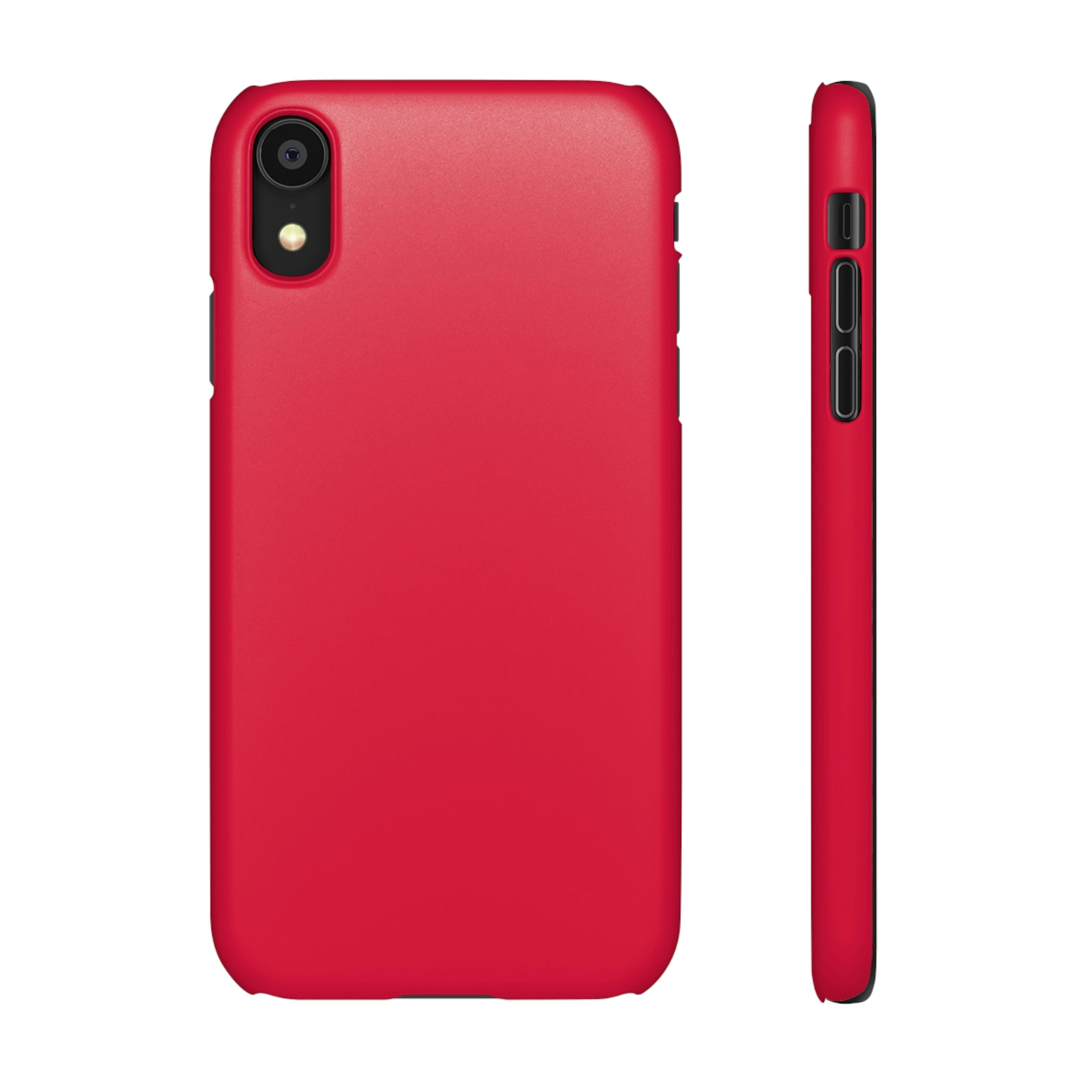 Crimson Red iPhone Case (Slim) iPhone XR Matte Phone Case