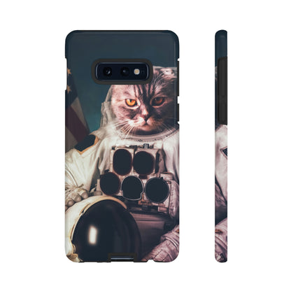 Cat Astronaut Android Case (Protective) Samsung Galaxy S10E Glossy Phone Case