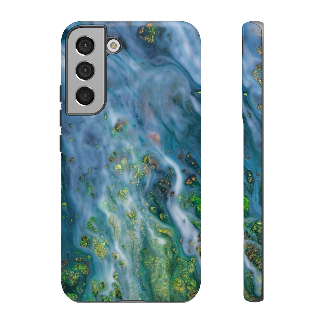 Forest Mist Ink Art Android Case (Protective) Samsung Galaxy S22 Plus Matte Phone Case