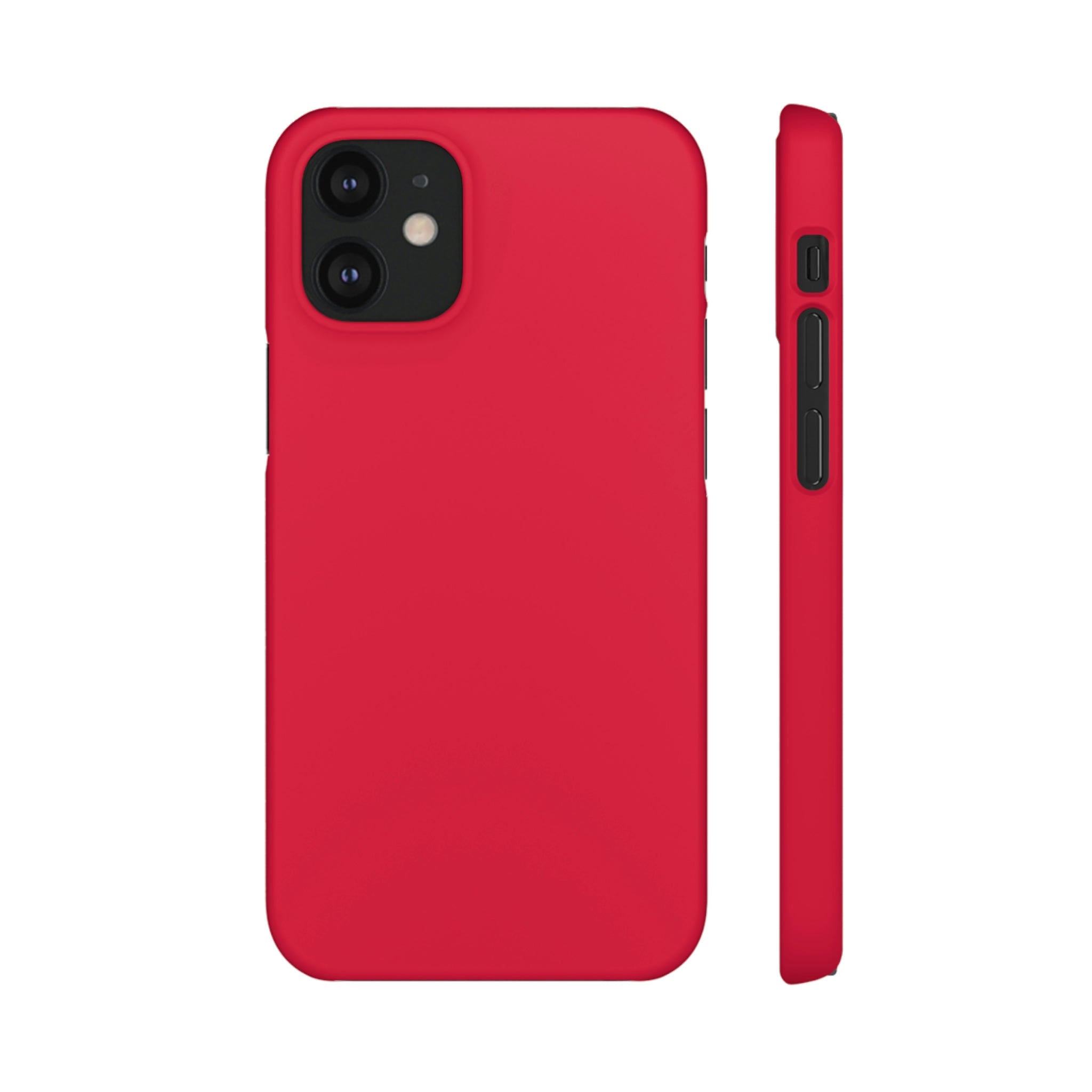 Crimson Red iPhone Case (Slim) iPhone 12 Mini Matte Phone Case