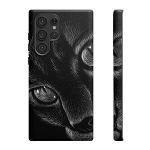 Pencil Drawing Cat Android Case (Protective) Samsung Galaxy S22 Ultra Matte Phone Case