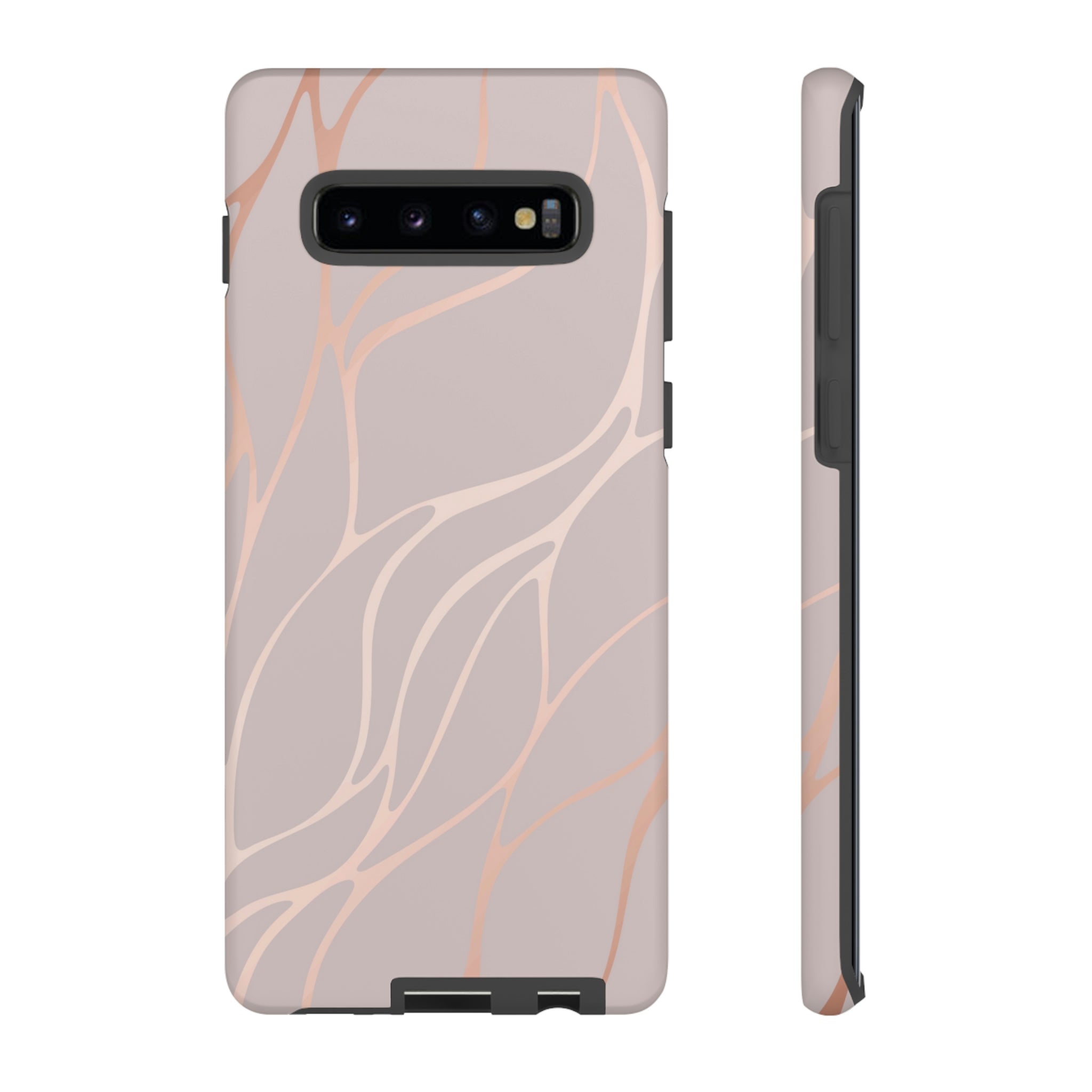 Rose Gold Android Case (Protective) Samsung Galaxy S10 Plus Matte Phone Case