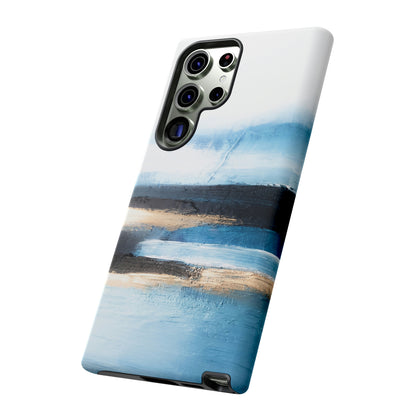 Abstract Blue Oil Painting Android Case (Protective) Phone Case