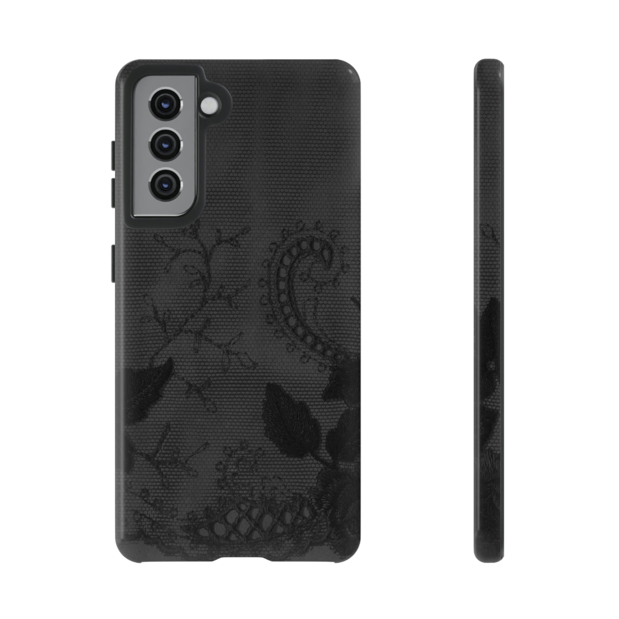 Grunbacca Gothic Flower Samsung Case (Protective) Samsung Galaxy S21 Glossy Phone Case