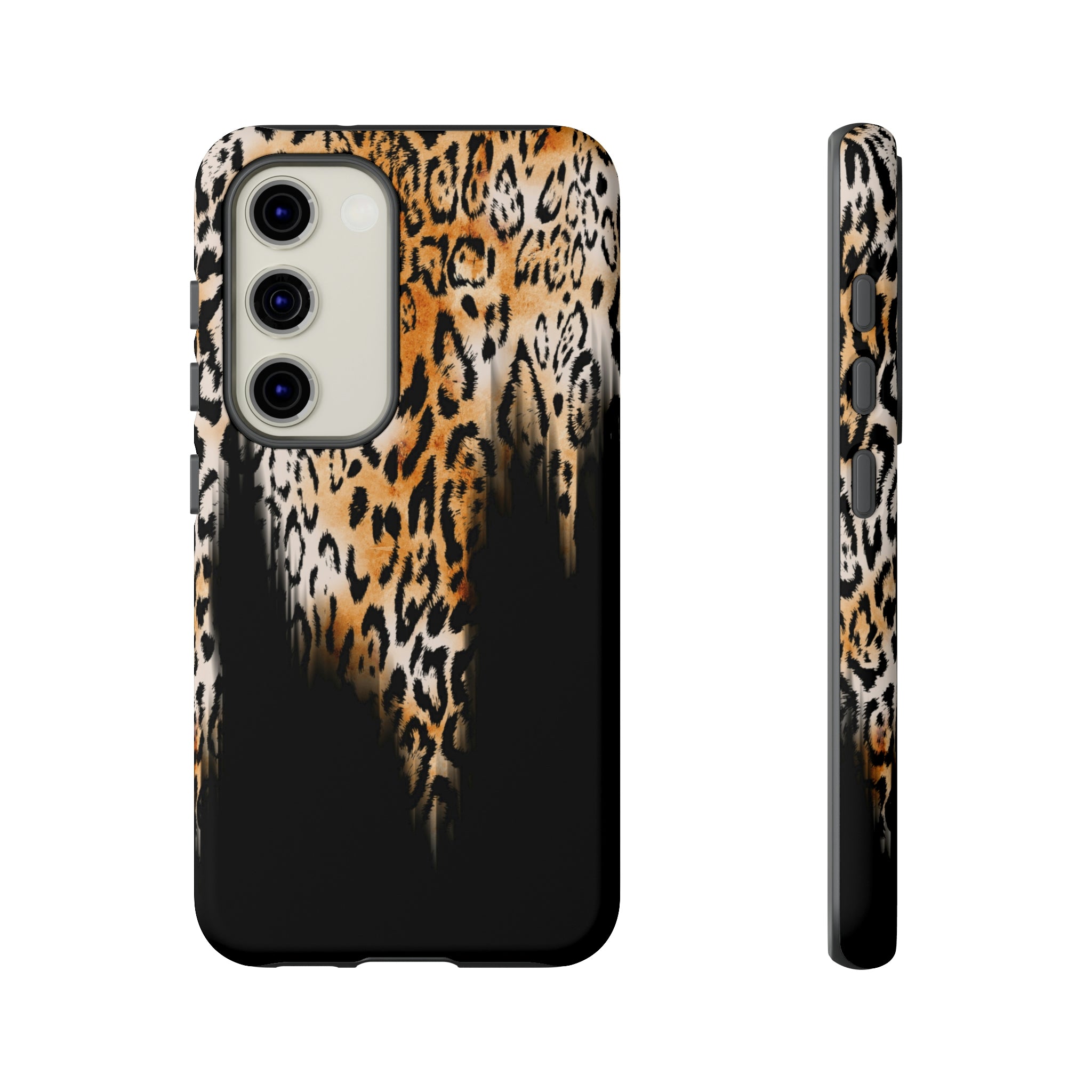 Leopard Print Android Case (Protective) Samsung Galaxy S23 Matte Phone Case