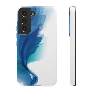 Blue Feathers Android Case (Protective) Samsung Galaxy S22 Matte Phone Case