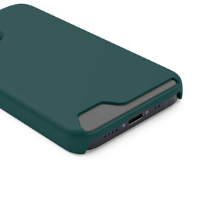 Deep Jungle Green iPhone Case (Card) Phone Case