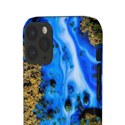 Blue River Ink Art iPhone Case (Slim) Phone Case