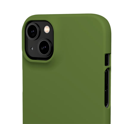 Dark Olive Green iPhone Case (Slim) Phone Case