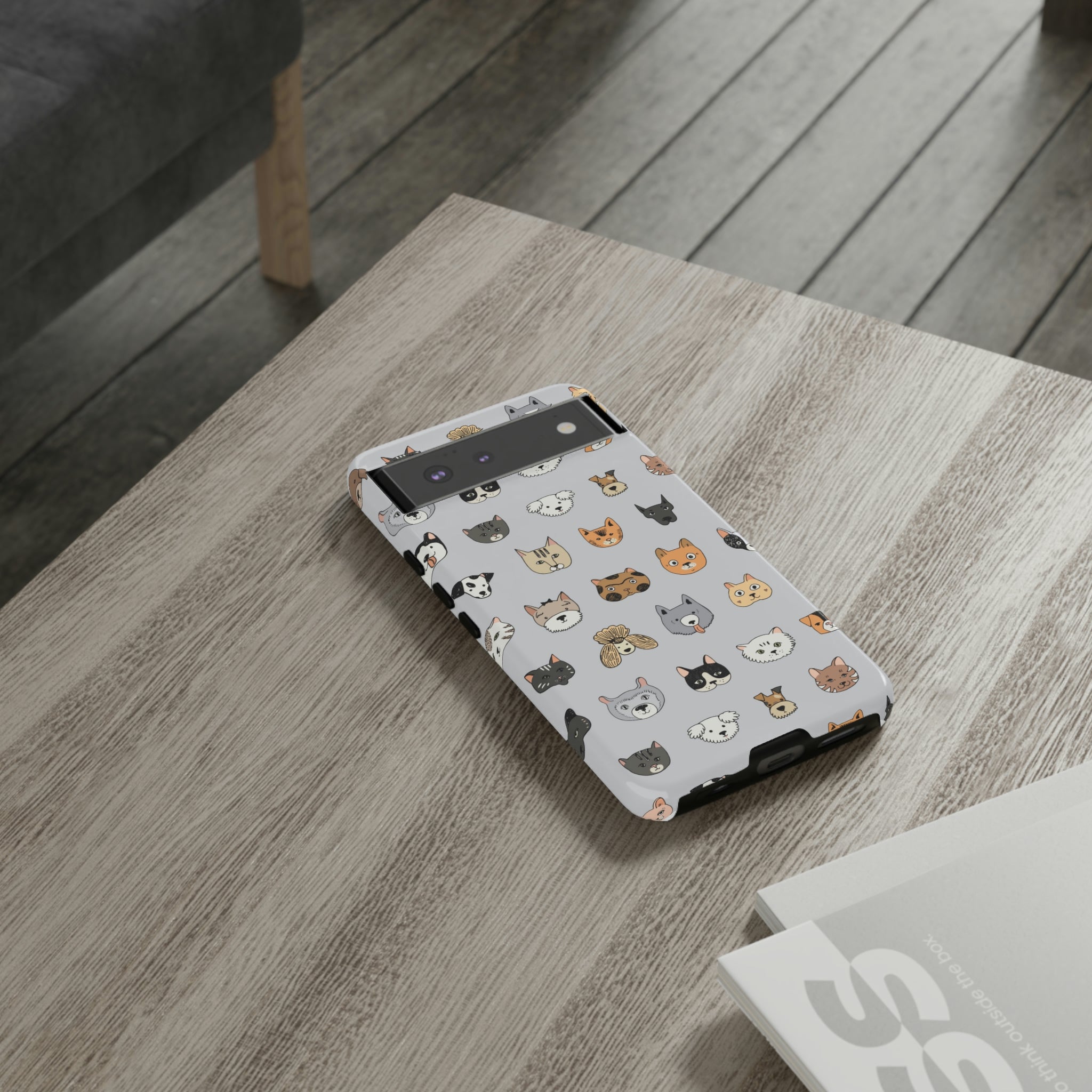 Cats n Dogs Pattern Android Case (Protective) Phone Case