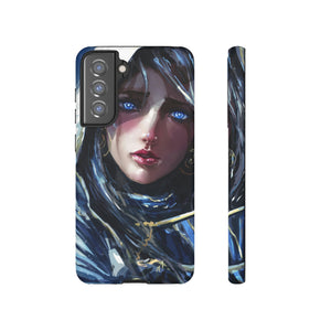 Paladin Girl Blue Eyes Android Case (Protective) Samsung Galaxy S21 FE Matte Phone Case