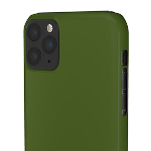 Dark Moss Green iPhone Case (Slim) Phone Case