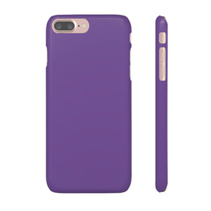 Dark Lavender iPhone Case (Slim) iPhone 7 Plus Glossy Phone Case