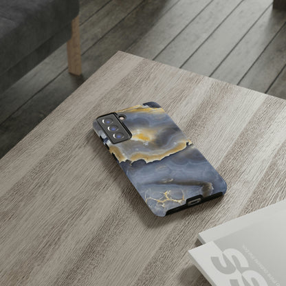 Marble Blue Gold Android Case (Protective) Phone Case