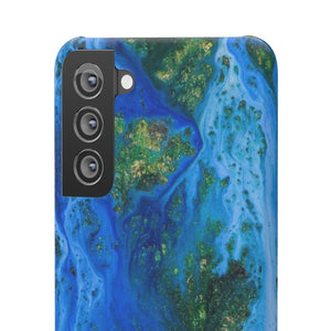 Blue Globe Ink Art Android Case (Slim) Phone Case