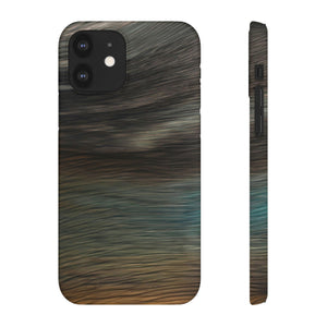 Brush Strokes Ink Art iPhone Case (Slim) iPhone 12 Matte Phone Case