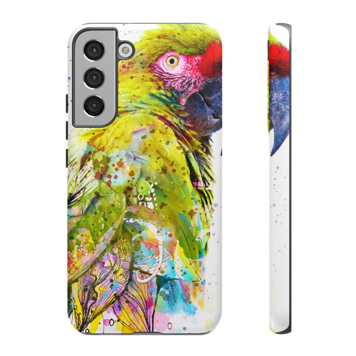 Colorful Parrot Android Case (Protective) Samsung Galaxy S22 Plus Matte Phone Case