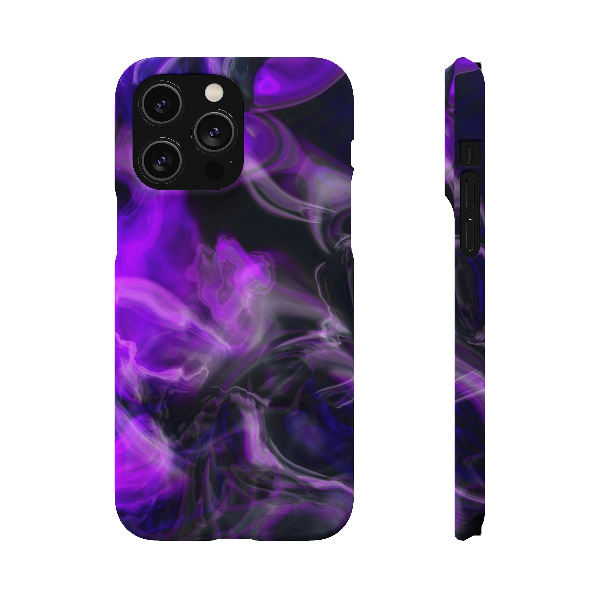 Purple Marble iPhone Case (Slim) iPhone 14 Pro Max Matte Phone Case