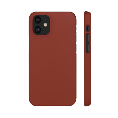 Burnt Umber iPhone Case (Slim) iPhone 12 Mini Matte Phone Case