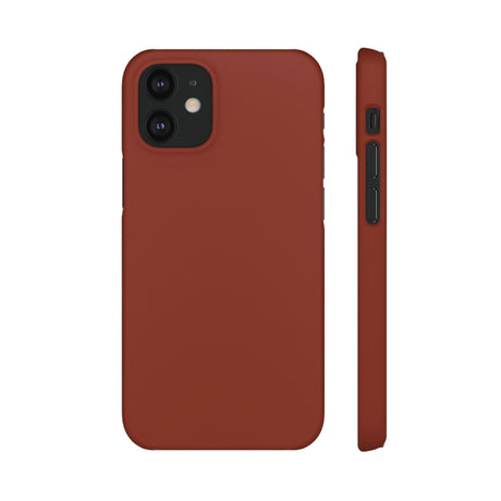 Burnt Umber iPhone Case (Slim) iPhone 12 Mini Matte Phone Case