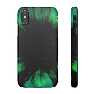 Northen Star Gaze Ink Art iPhone Case (Slim) iPhone XS Glossy Phone Case