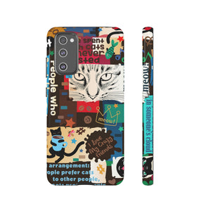 Cat Collage Android Case (Protective) Samsung Galaxy S20 FE Glossy Phone Case