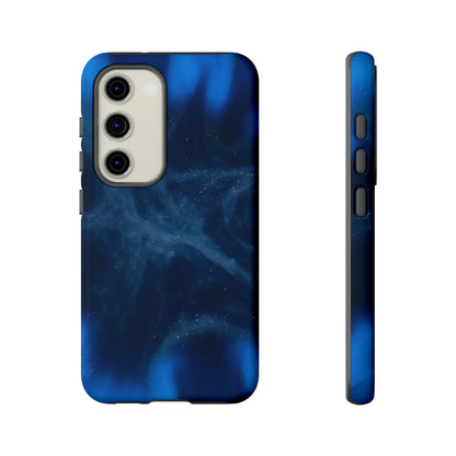 Blue Space Ink Art Android Case (Protective) Samsung Galaxy S23 Matte Phone Case