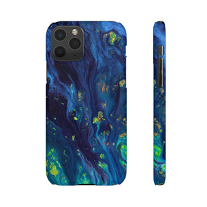 Green Opal Ink Art iPhone Case (Slim) iPhone 11 Pro Matte Phone Case