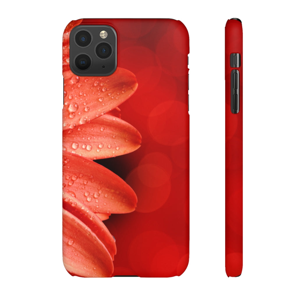 Red Spring Flower Samsung/iPhone (Slim) Phone Case