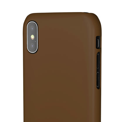 Dark Brown iPhone Case (Slim) Phone Case