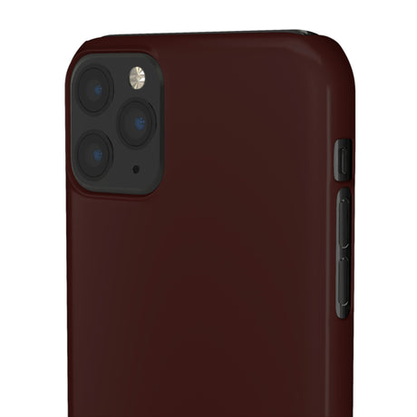 Dark Sienna Purple iPhone Case (Slim) Phone Case