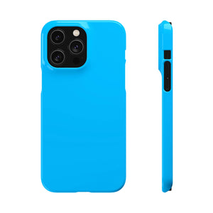 Deep Sky Blue iPhone Case (Slim) iPhone 14 Pro Max Glossy Phone Case