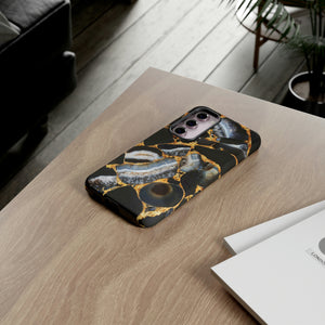 Dark Agate Marble Android Case (Protective) Phone Case