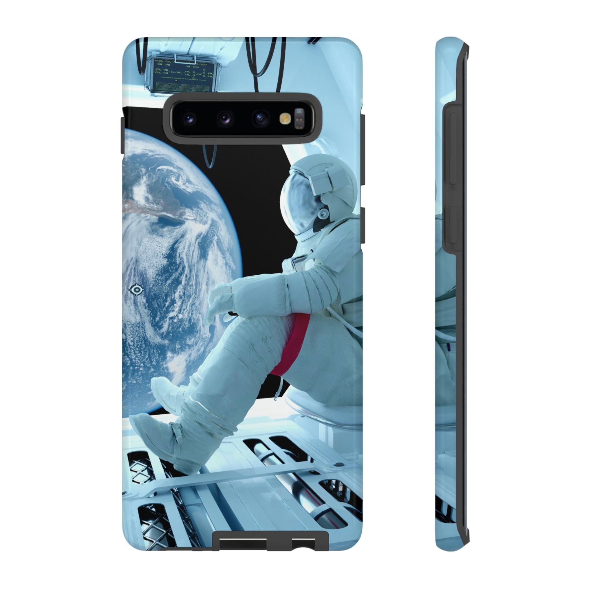 Astronaut Shuttle Android Case (Protective) Samsung Galaxy S10 Plus Glossy Phone Case