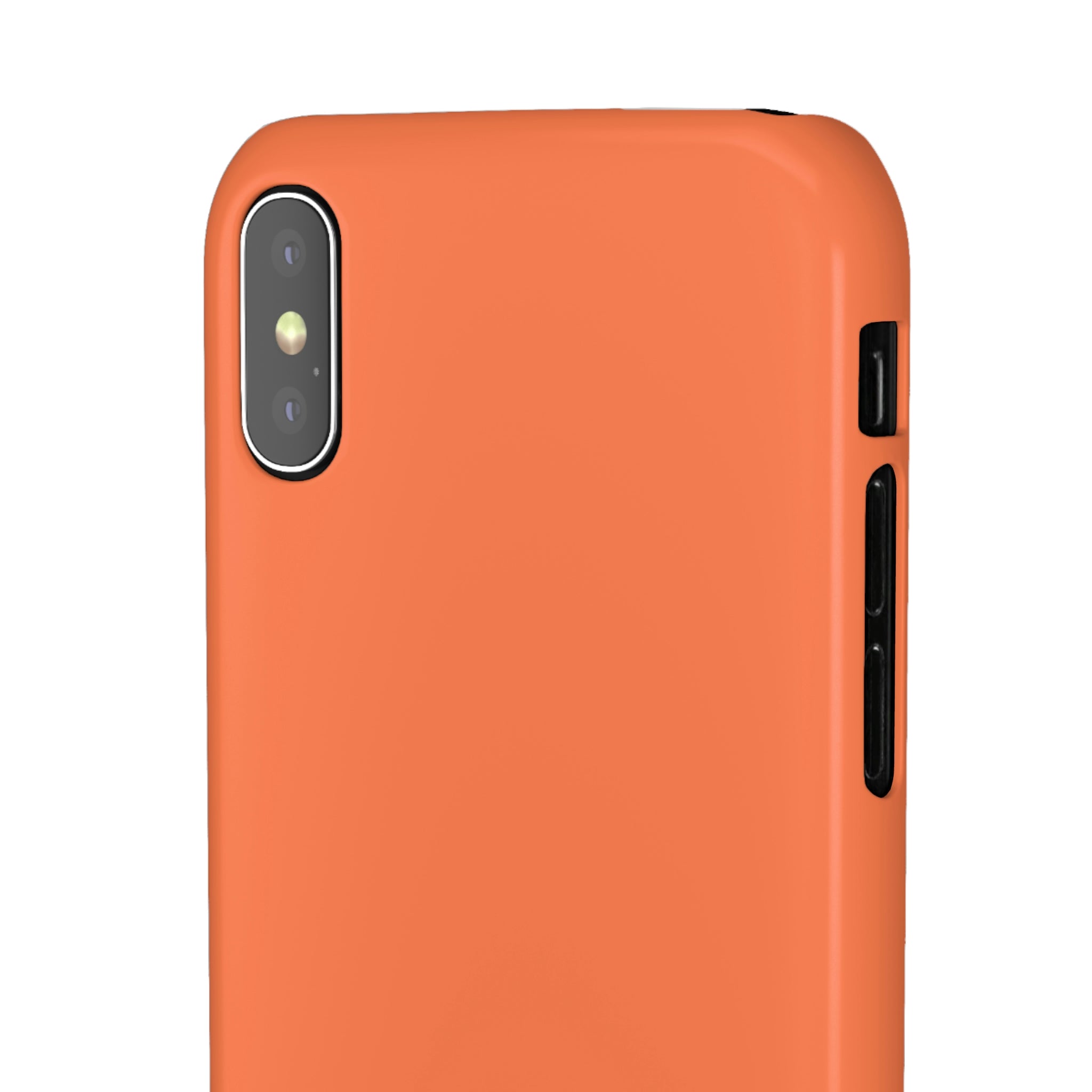 Coral Orange iPhone Case (Slim) Phone Case