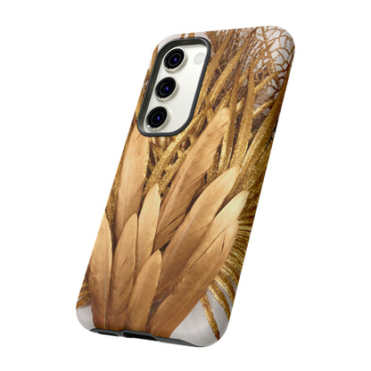 Gold Feather Android Case (Protective) Phone Case