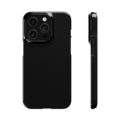 Black iPhone Case (Slim) iPhone 14 Pro Glossy Phone Case