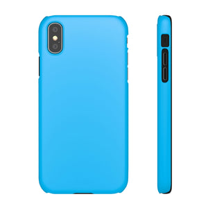 Deep Sky Blue iPhone Case (Slim) iPhone XS Matte Phone Case