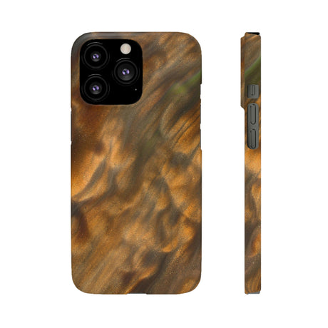 Gold Sand Ink Art iPhone Case (Slim) iPhone 13 Pro Matte Phone Case