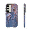 Blue Ice Ink Art Android Case (Protective) Samsung Galaxy S23 Glossy Phone Case