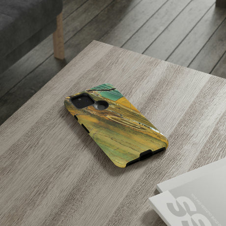 Cracked Yellow Android Case (Protective) Phone Case