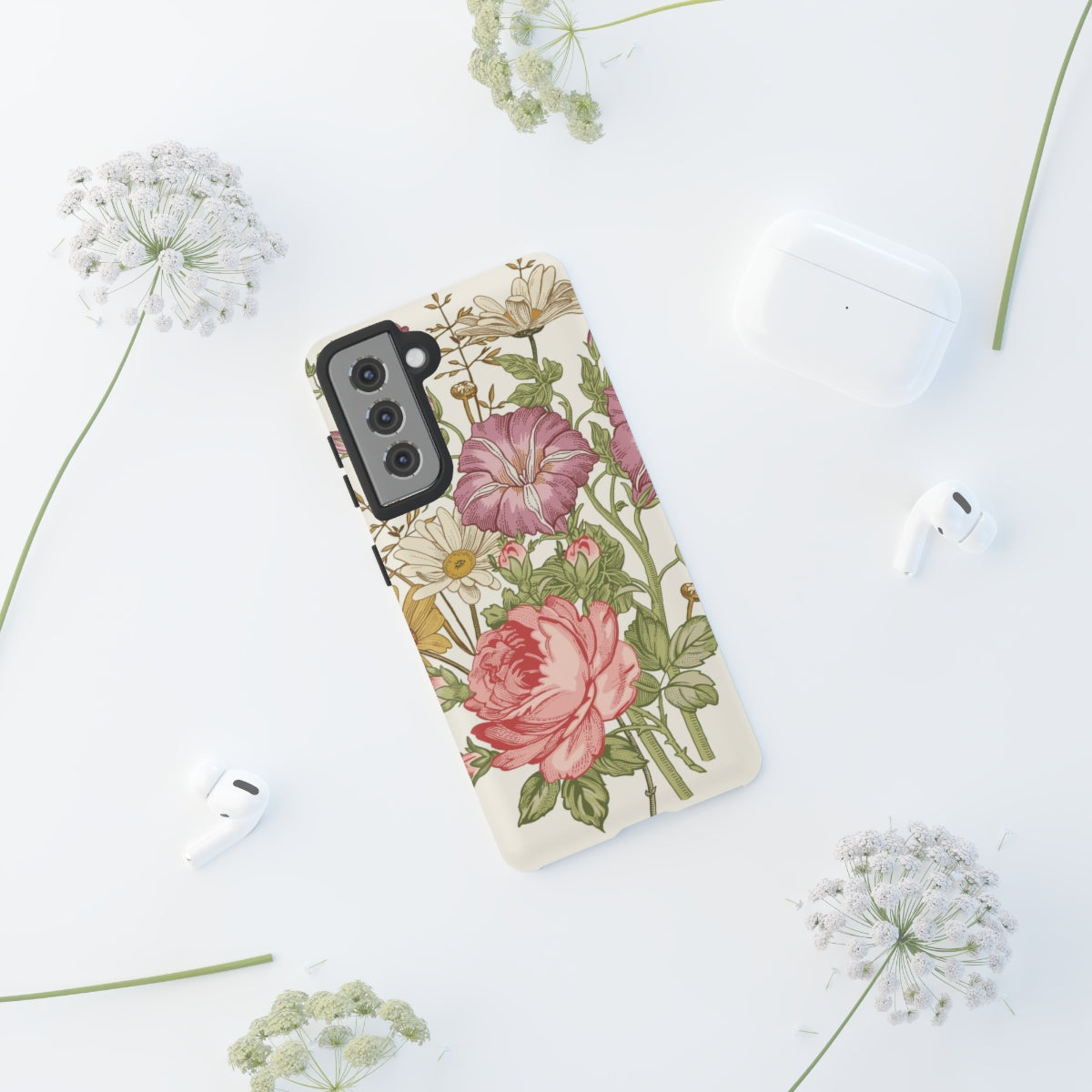 Bouquet Rose Vintage Flower Samsung Case (Protective) Phone Case