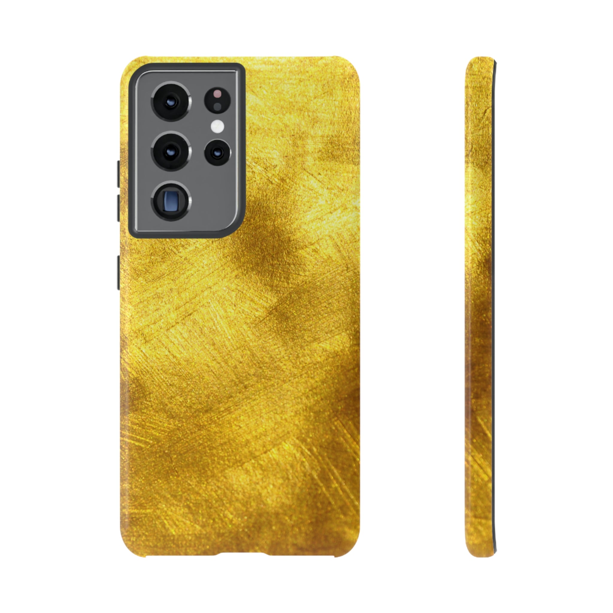 Gold Texture Android Case (Protective) Samsung Galaxy S21 Ultra Glossy Phone Case