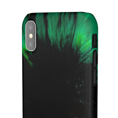 Northen Star Gaze Ink Art iPhone Case (Slim) Phone Case