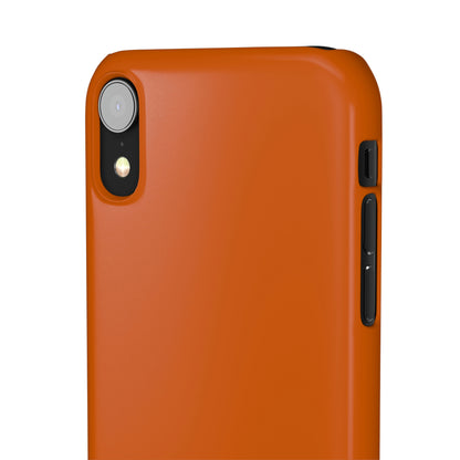 Burnt Orange iPhone Case (Slim) Phone Case