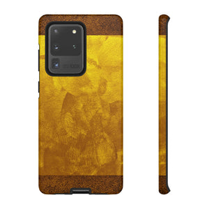 Retro Gold Android Case (Protective) Samsung Galaxy S20 Ultra Glossy Phone Case