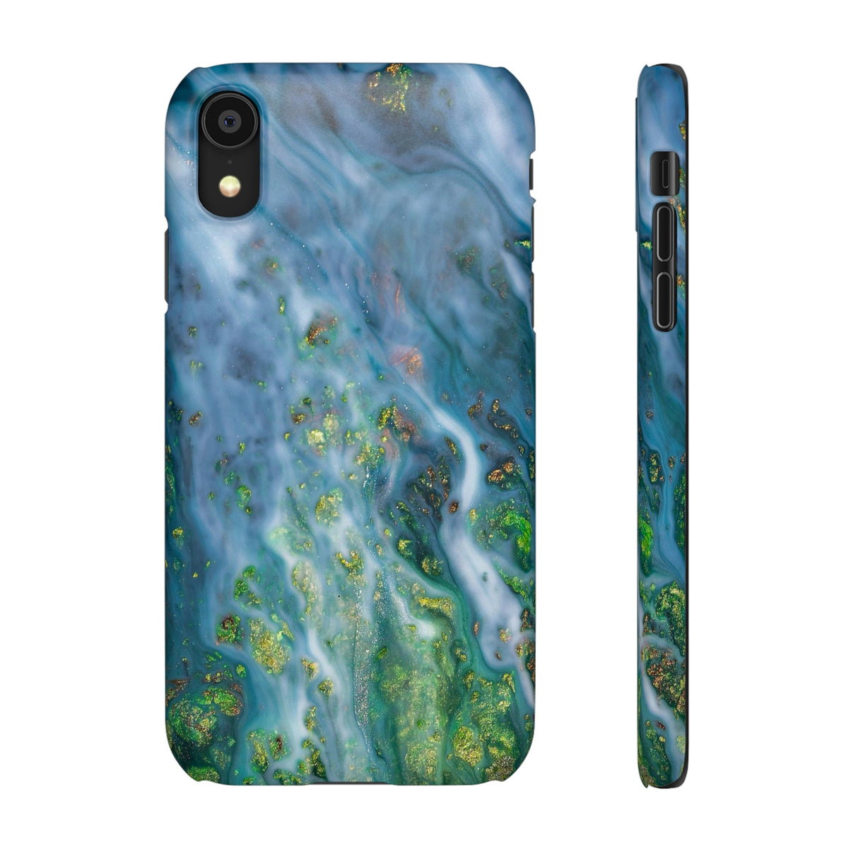 Forest Mist Ink Art iPhone Case (Slim) iPhone XR Matte Phone Case