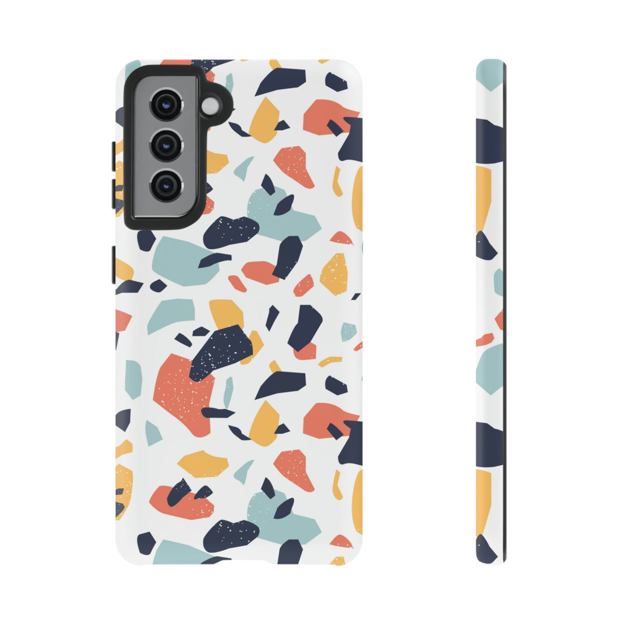 Colorful Terrazzo Android Case (Protective) Samsung Galaxy S21 Matte Phone Case