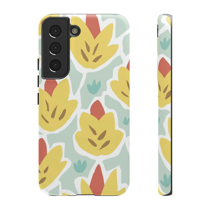 Summer Yellow Happy Flower Samsung Case (Protective) Samsung Galaxy S22 Matte Phone Case