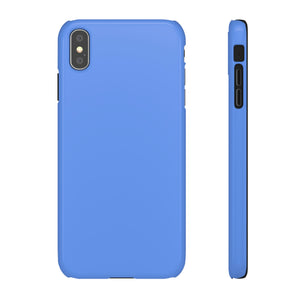 Cornflower Blue iPhone Case (Slim) iPhone XS MAX Glossy Phone Case